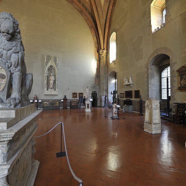 The Hall of Donatello in the Bargello Museum